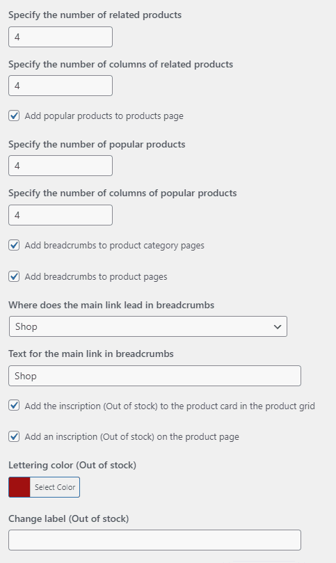 WooCommerce support